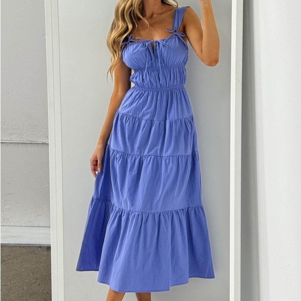 Dazie the Label Dreaming of Summer Dress in Indigo Blue